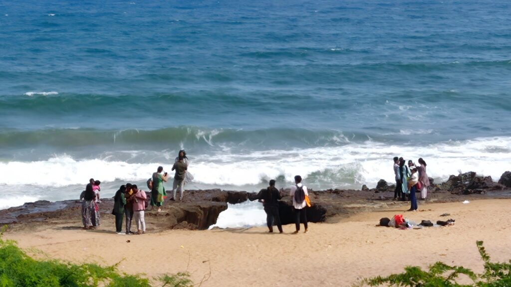 Natural rock arch in vizag